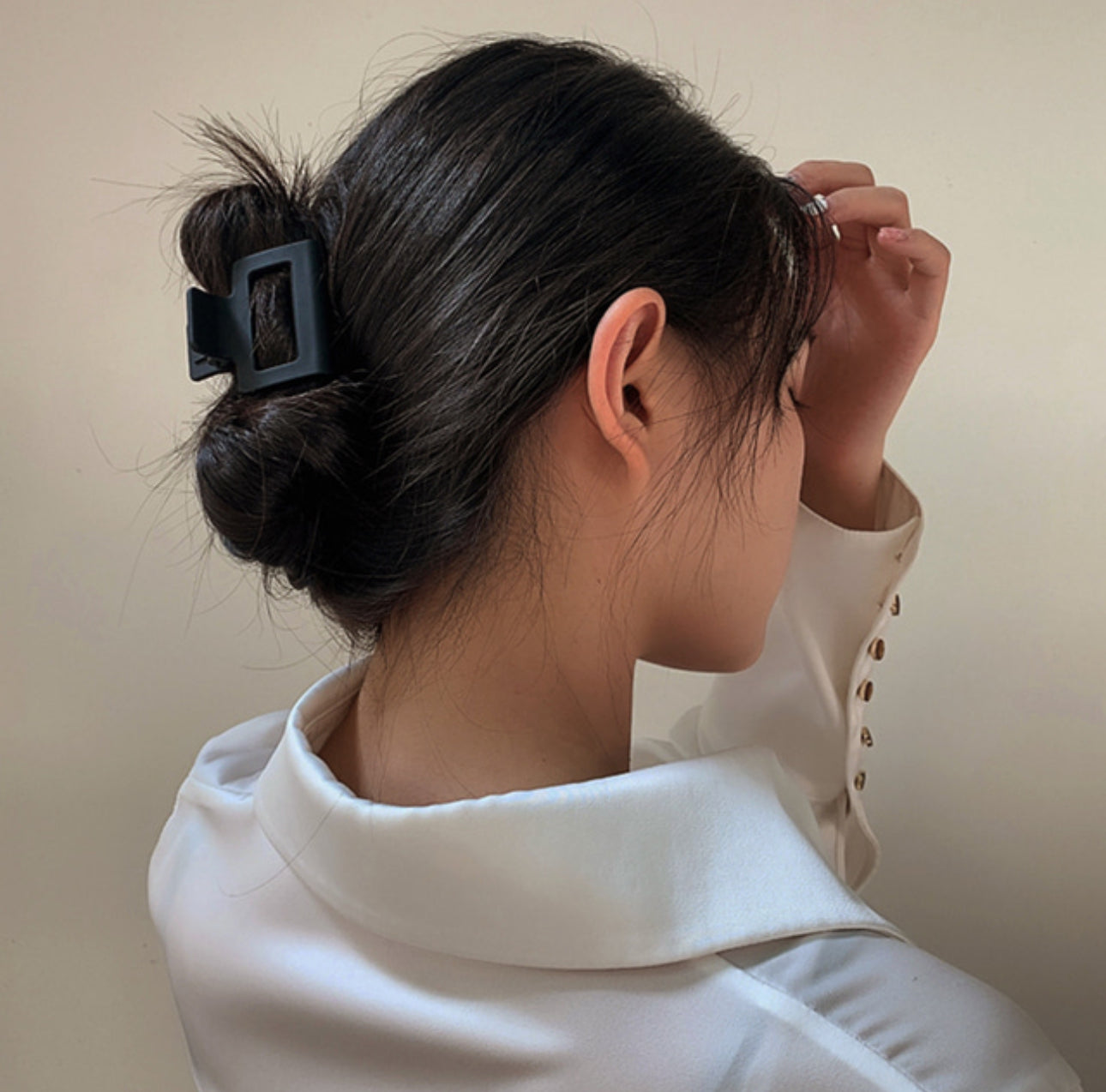 [Hair Claw]Square, Matte (S)5x4.6cm