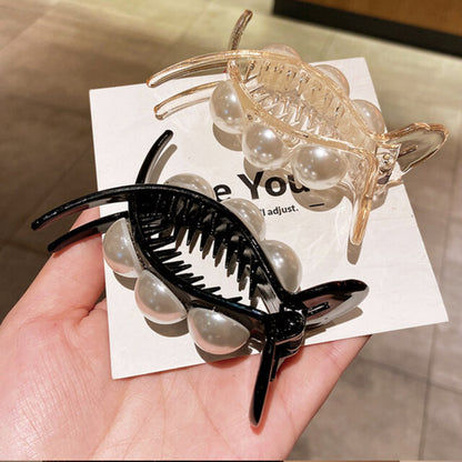 [Hair Claw] pearl bun style