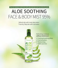 Load image into Gallery viewer, Deoproce 95% Aloe Soothing Face &amp; Body Mist (410ml)

