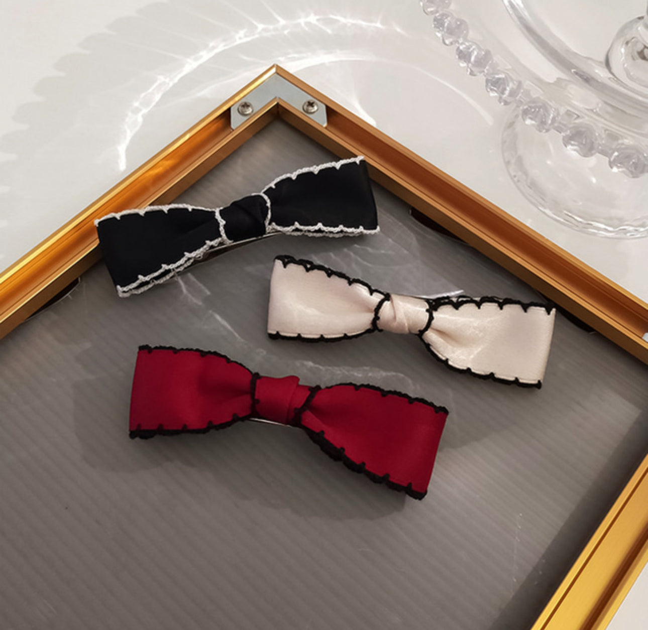 [Hair clip] Ribbon 10x2.8cm