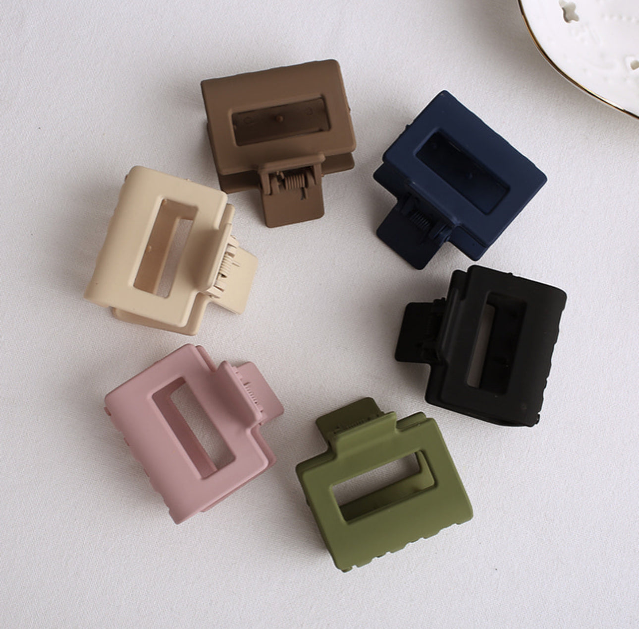 [Hair Claw]Square, Matte (S)5x4.6cm