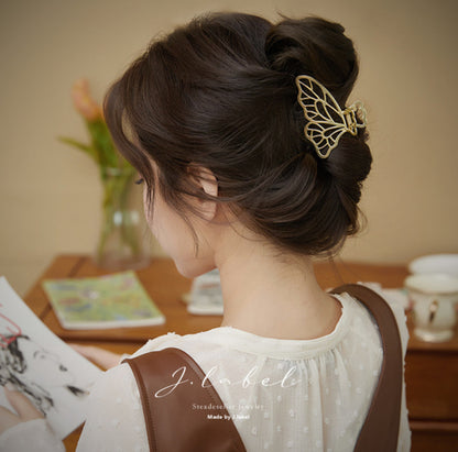 [Hair Claw]Gold-Frame Butterfly