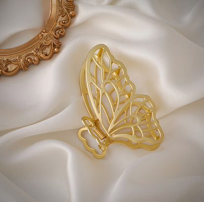 [Hair Claw]Gold-Frame Butterfly