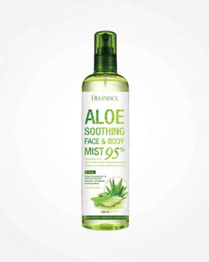 [Deoproce] 95% Aloe Soothing Face & Body Mist (410ml)