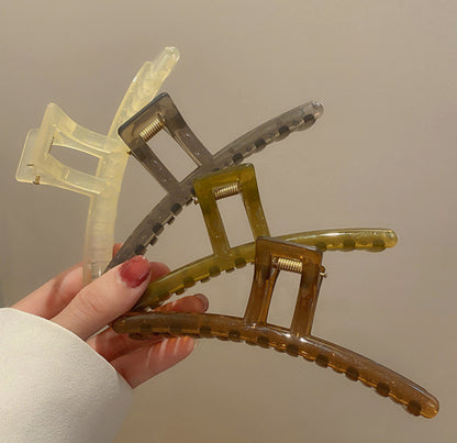 [Hair Claw] Translucent, gloss 13cm