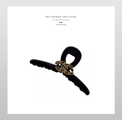 [Hair Claw] CC Velvet 13x7cm