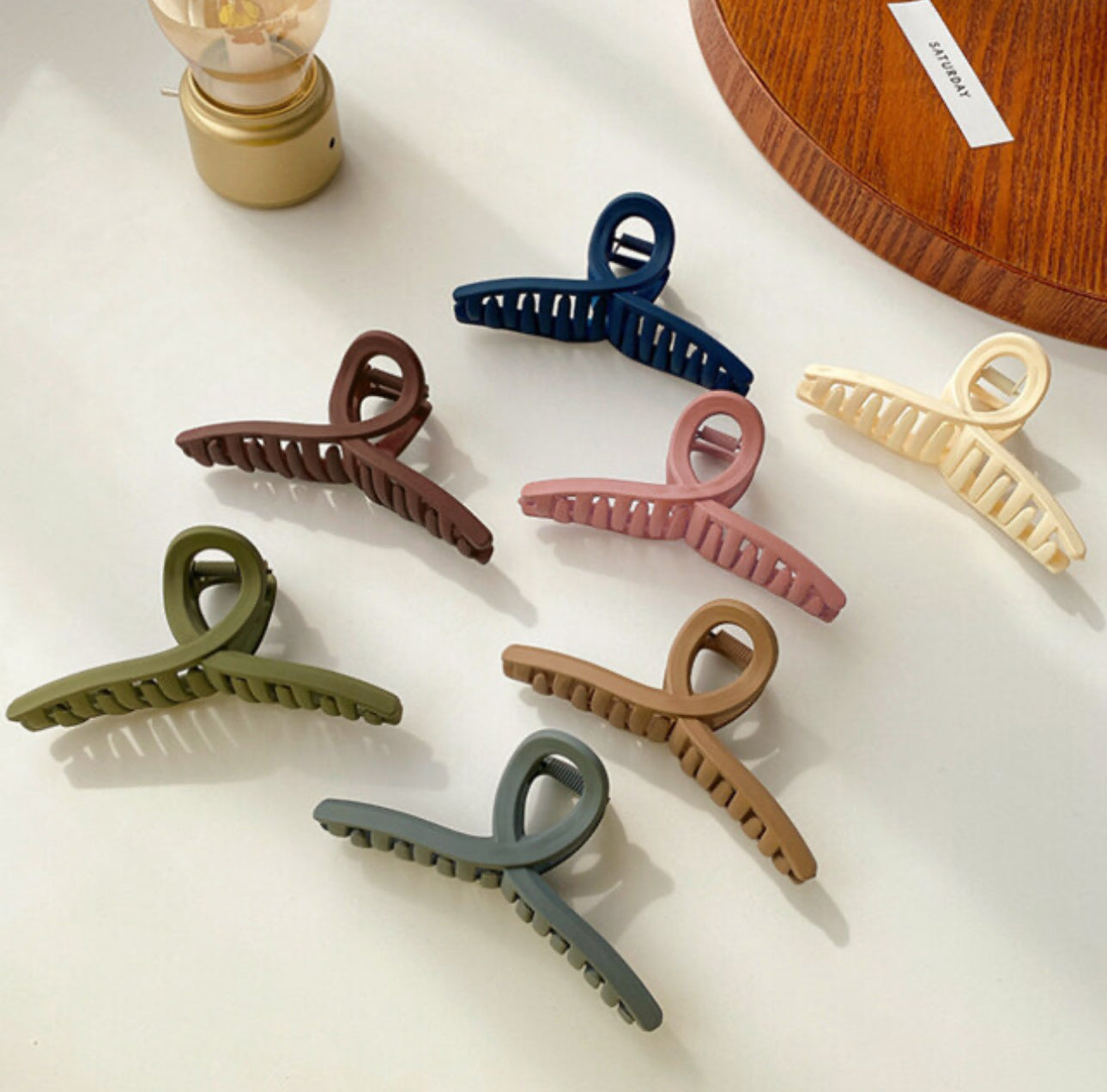 [Hair Claw]Twist, Matte 13X5cm