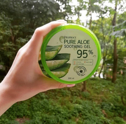 [Deoproce] Pure Aloe Soothing Gel 95% (300ml)