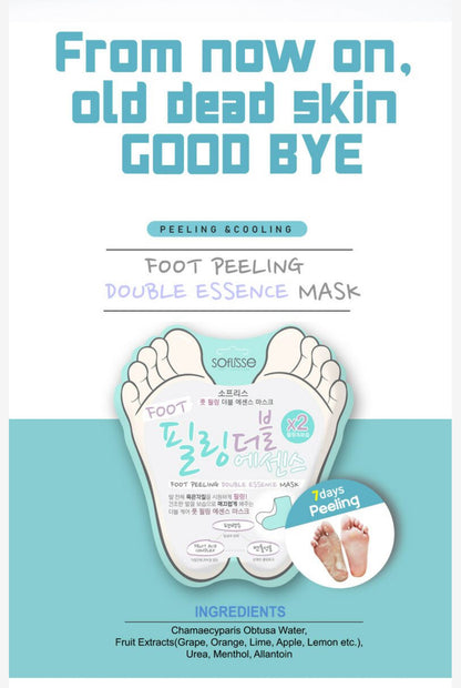 [Soflisse] Foot Peeling Double Essence Mask (1pc)