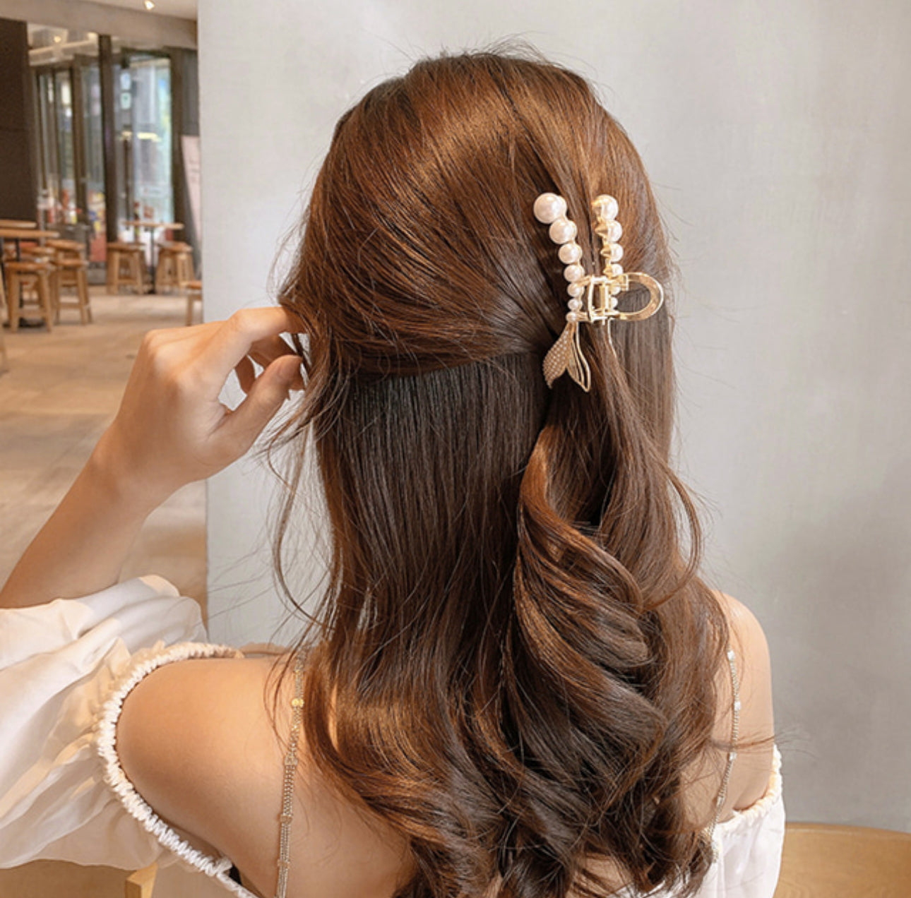 [Hair Claw] Mermaid Pearl