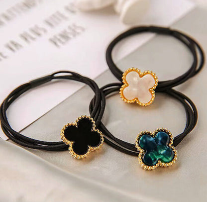 [Hair tie]Clover Rubber (pendant 2cm)