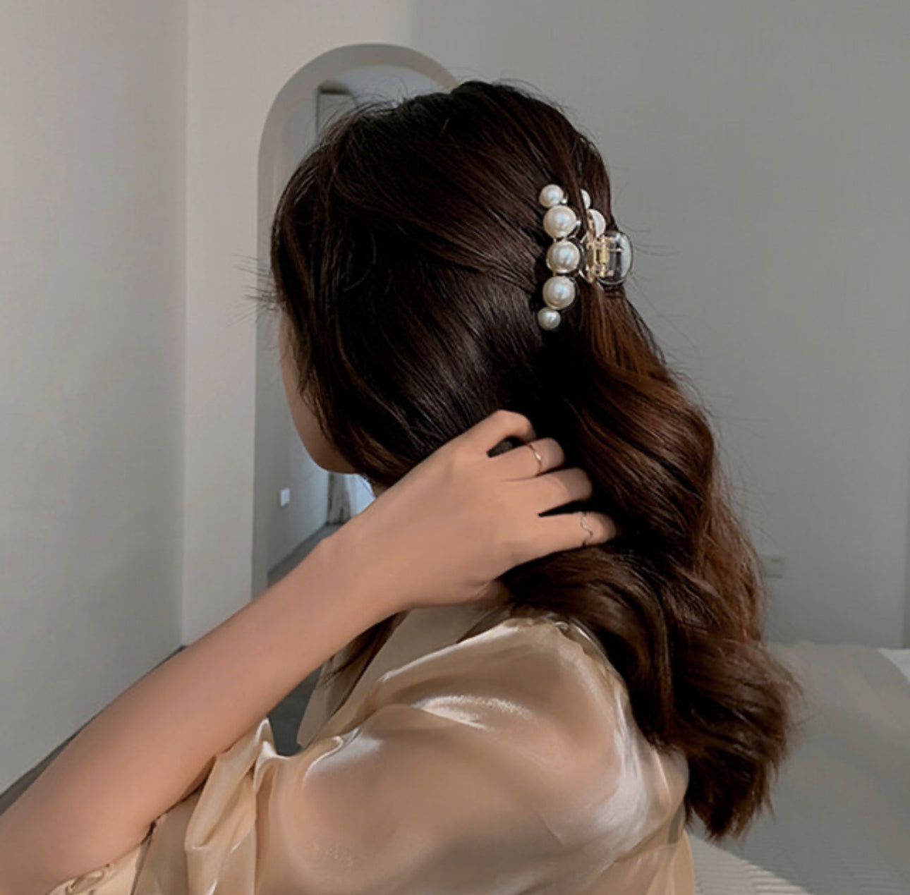 [Hair Claw] Big Pearl