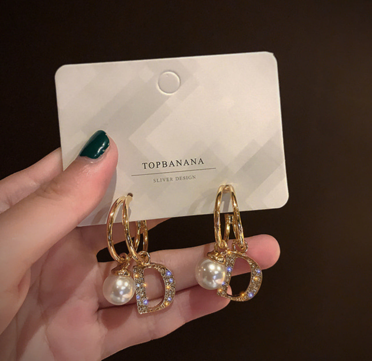 [Earrings]D-Pearl Earrings