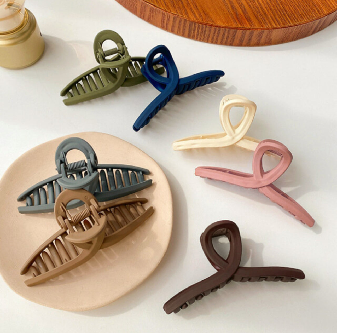 [Hair Claw]Twist, Matte 13X5cm