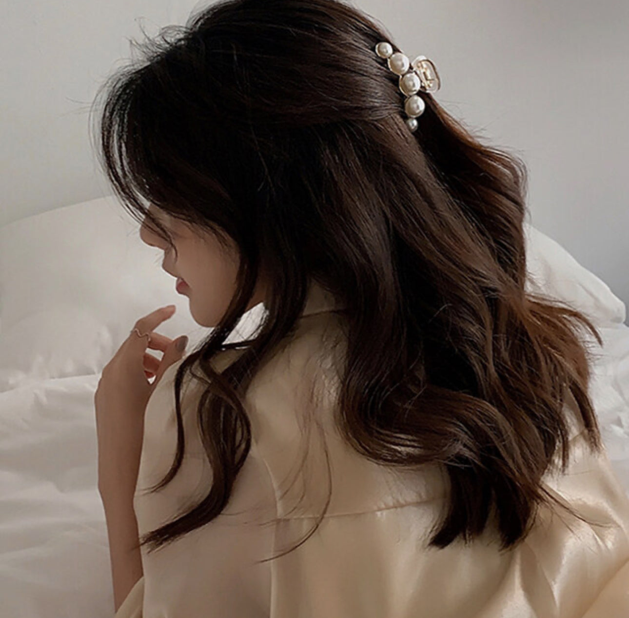 [Hair Claw] Big Pearl