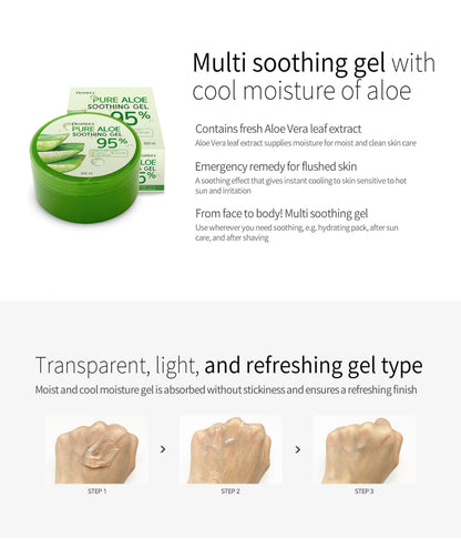 [Deoproce] Pure Aloe Soothing Gel 95% (300ml)