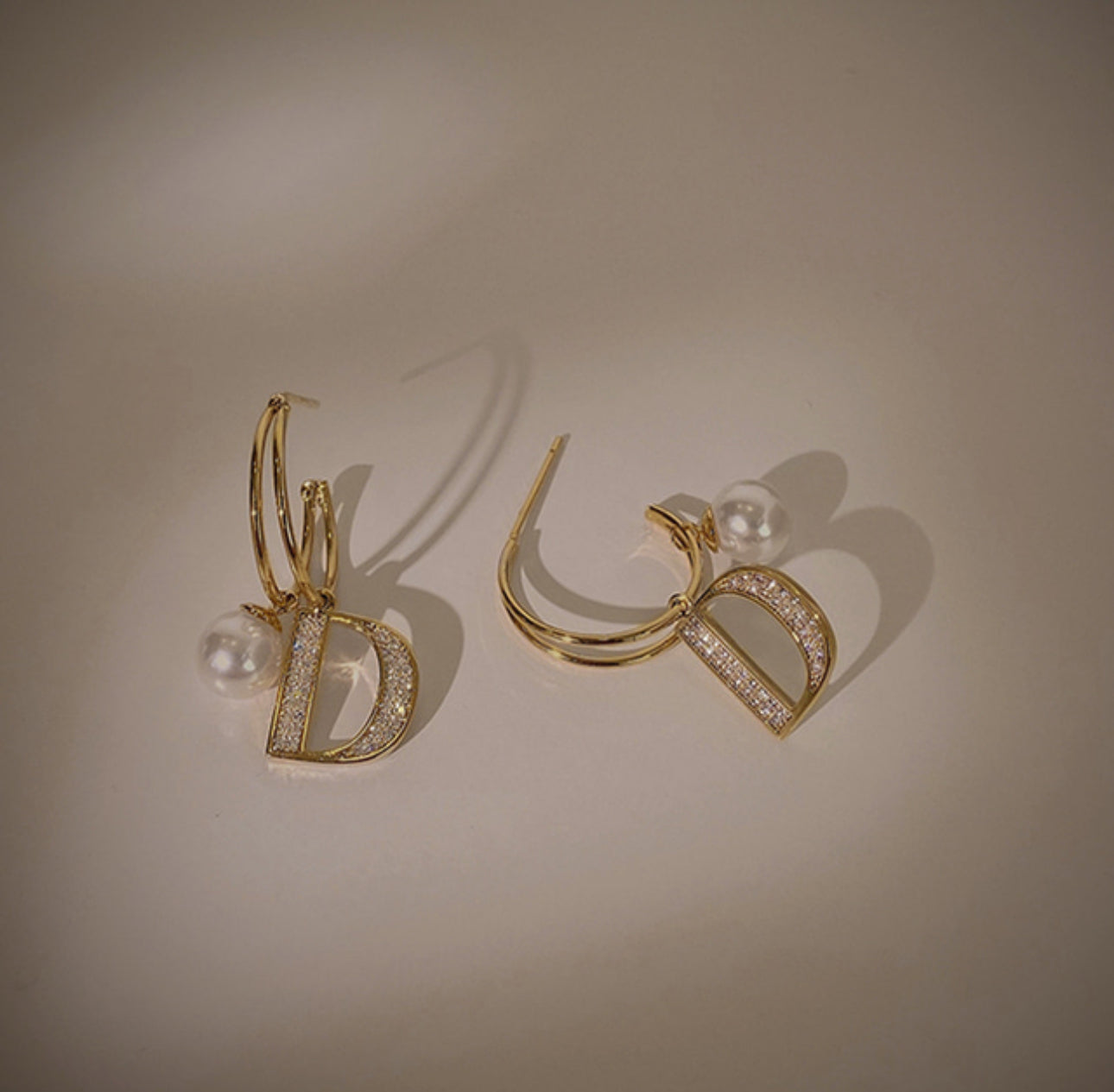 [Earrings]D-Pearl Earrings