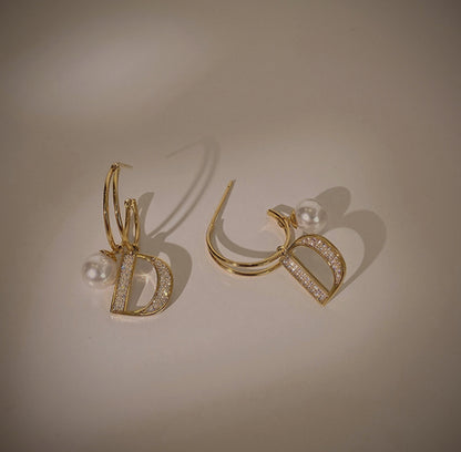 [Earrings]D-Pearl Earrings