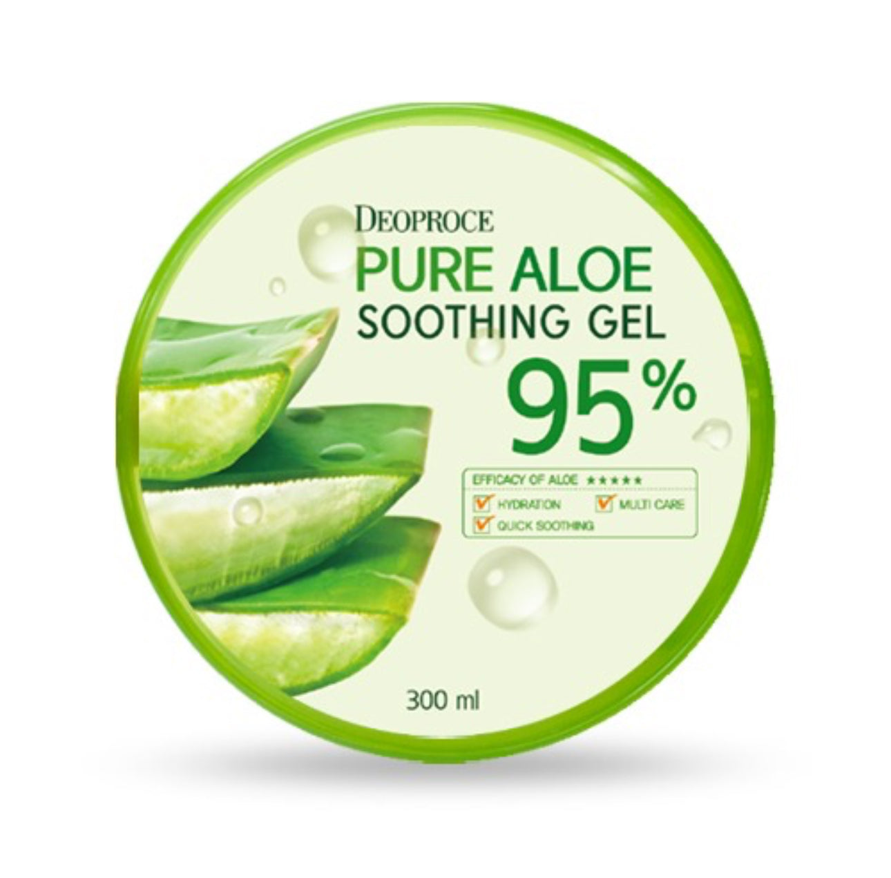 [Deoproce] Pure Aloe Soothing Gel 95% (300ml)