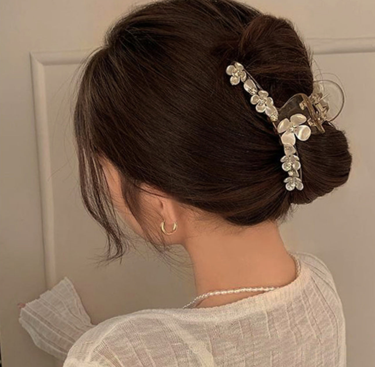 [Hair Claw]Flower Garden 12x5cm