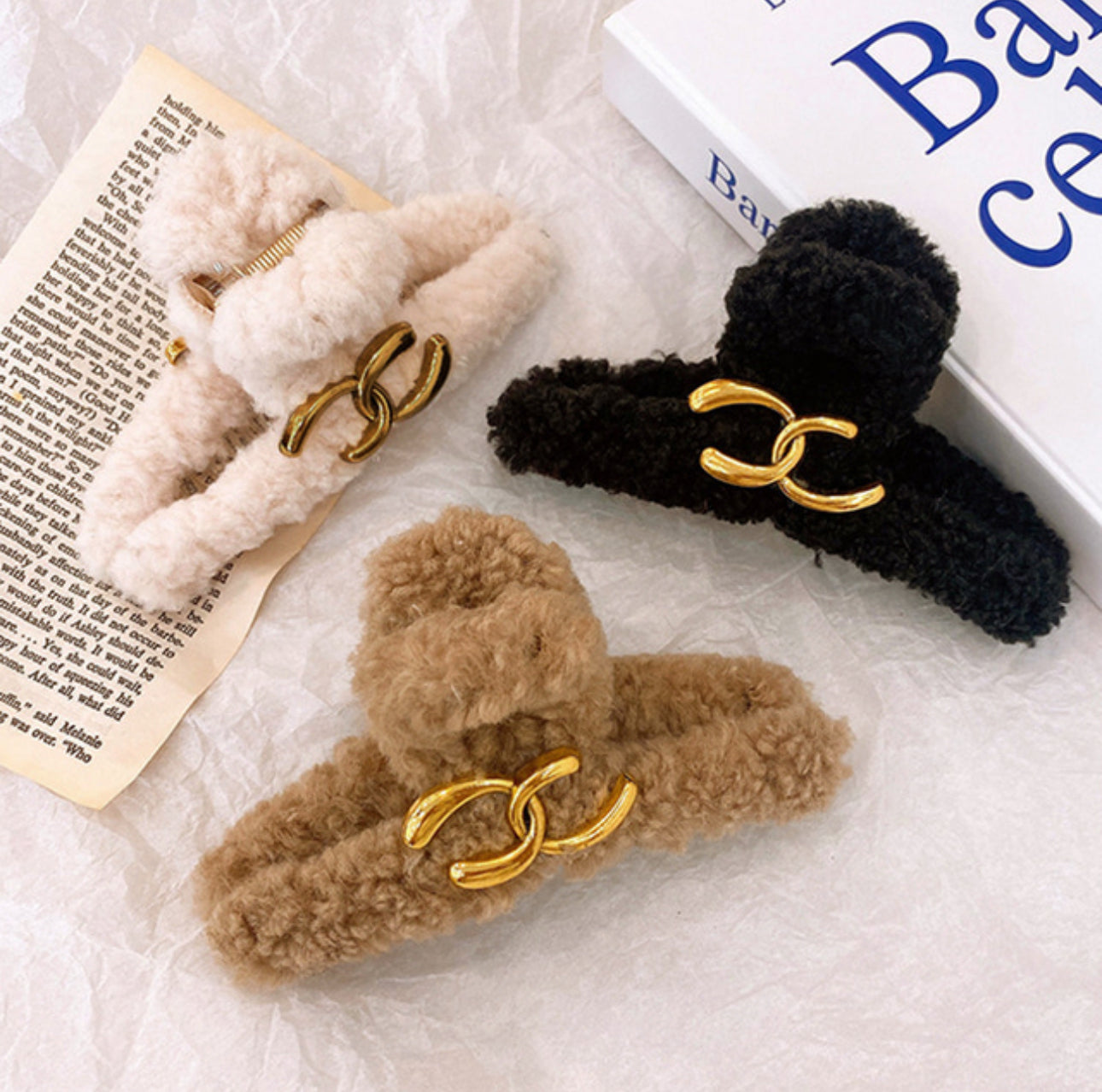 [Hair Claw] CC Fur 14x6cm