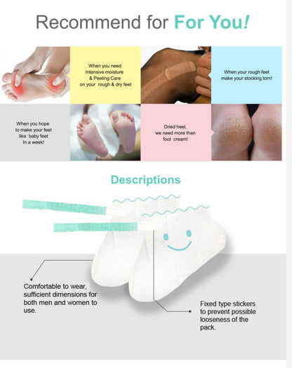 [Soflisse] Foot Peeling Double Essence Mask (1pc)