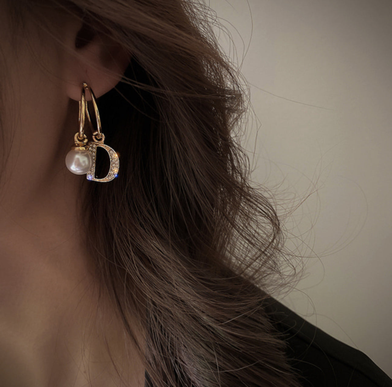 [Earrings]D-Pearl Earrings