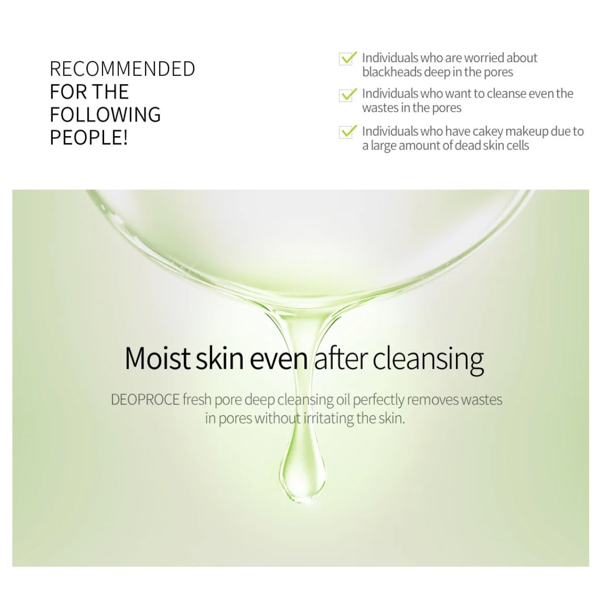 [Deoproce] Fresh Pore Deep Cleansing Oil (200ml)