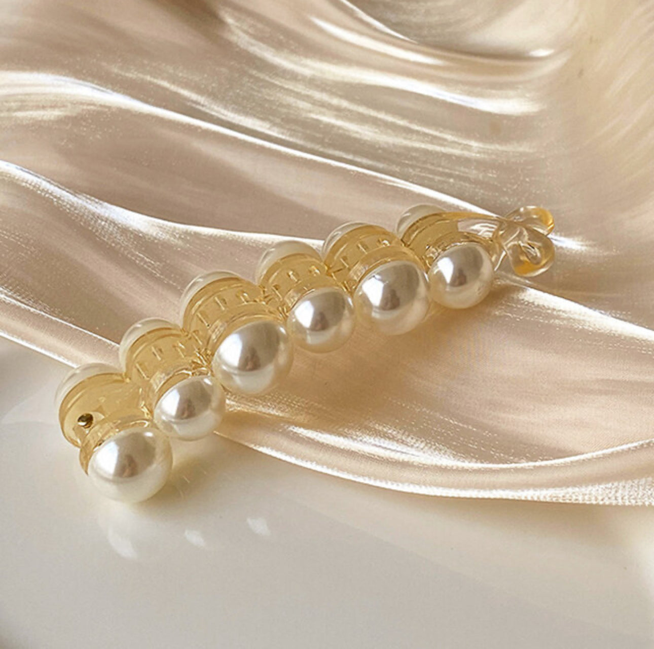 [Hair Clip] Pearl Banana