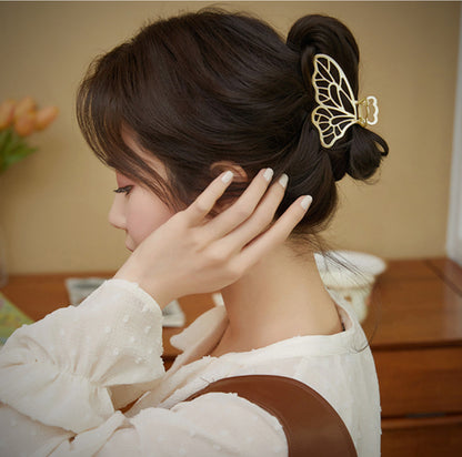 [Hair Claw]Gold-Frame Butterfly