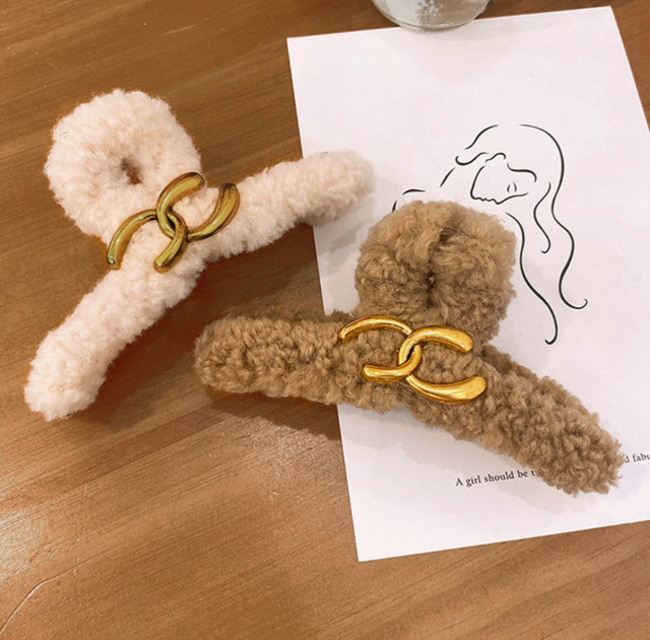 [Hair Claw] CC Fur 14x6cm