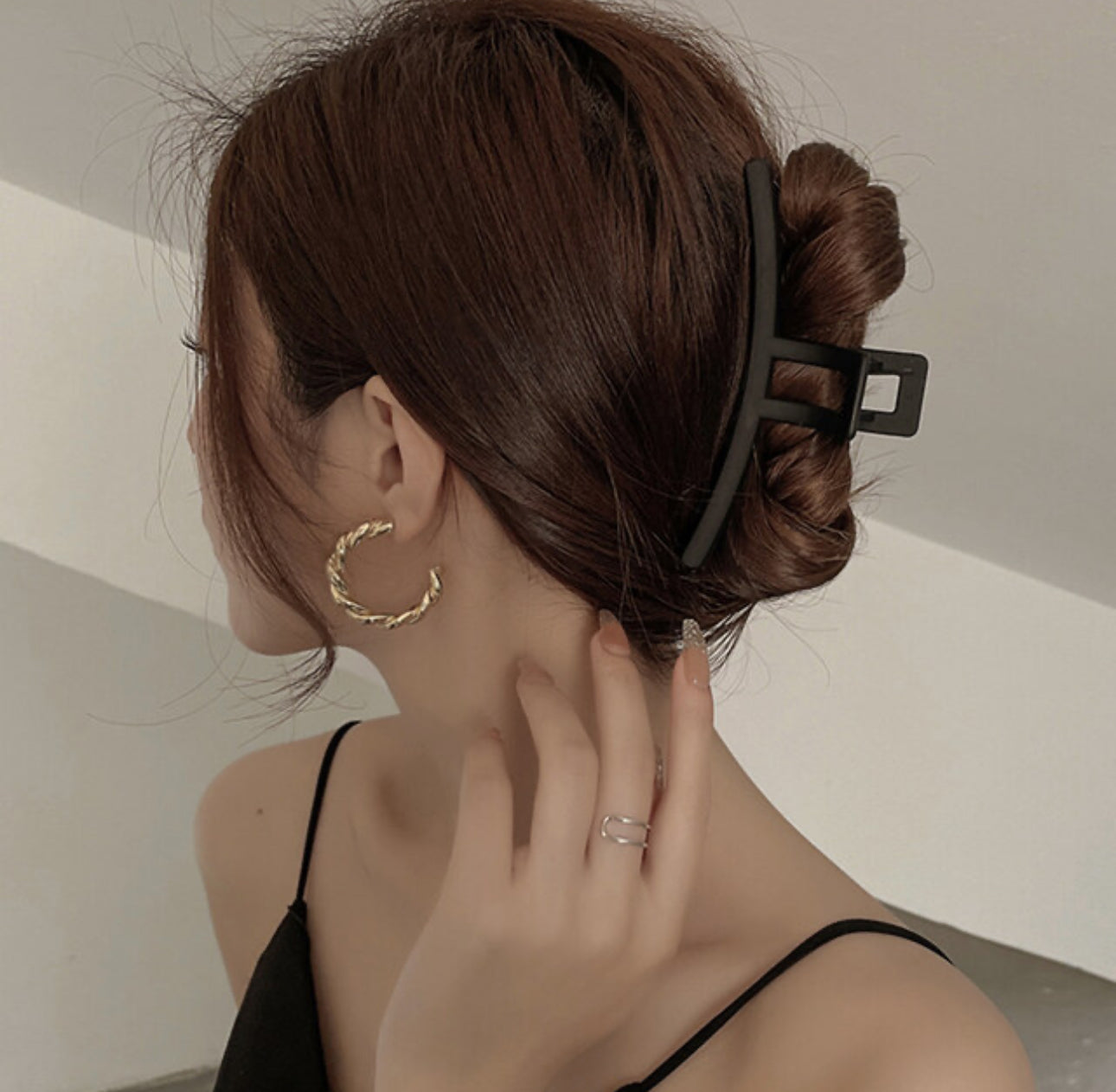 [Hair claw] Matte13x4.5cm