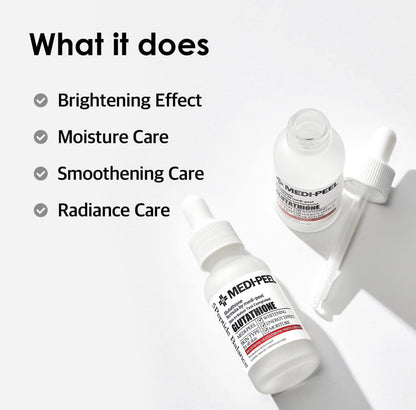 [MEDI-PEEL] Bio-Intense Glutathione Ampoule, 30ml | 3-1in Ampoule | Wrinkle Repair | Anti-Aging | Radiant Skin | Reduce Dark Spots