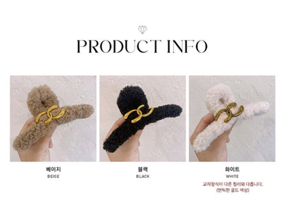 [Hair Claw] CC Fur 14x6cm