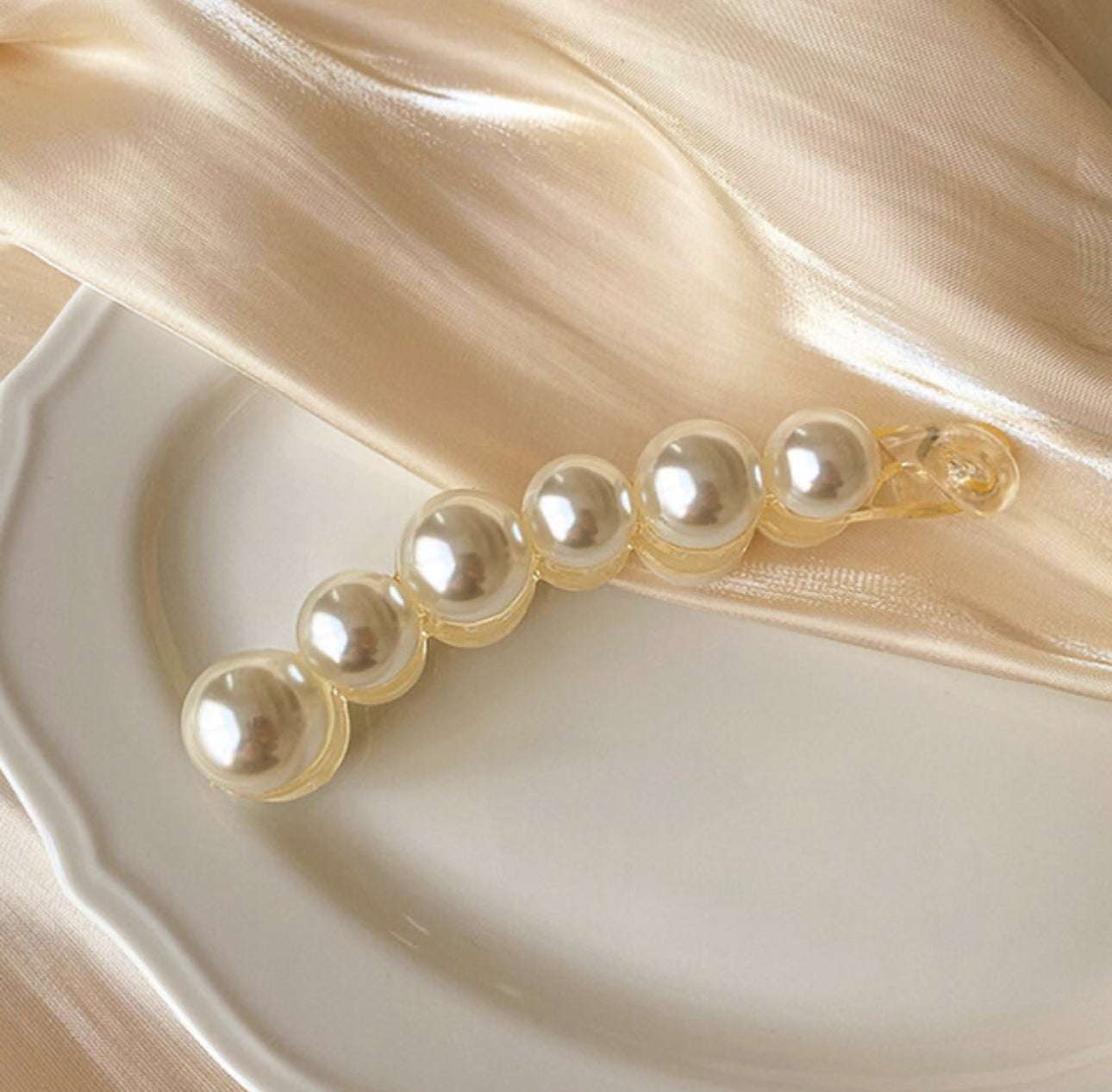 [Hair Clip] Pearl Banana