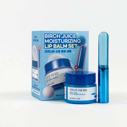 Birch Moisturizing Lip Balm + Silicone Brush Set