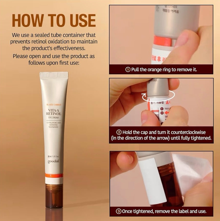 Black Carrot VITA-A Retinol Eye Cream (30ml)