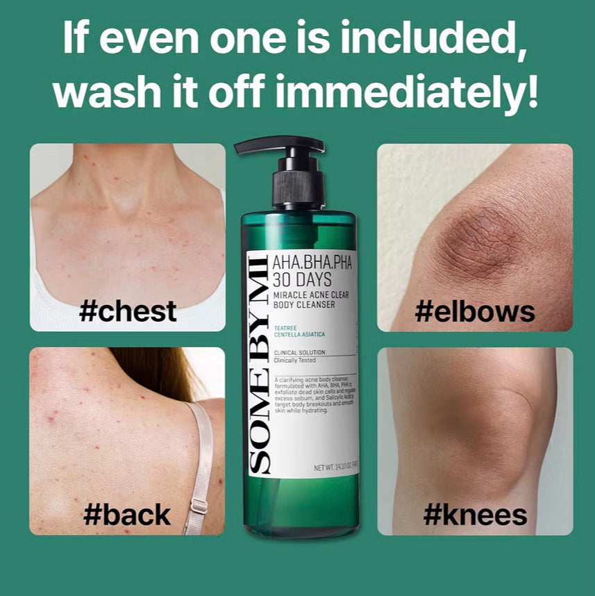 AHA BHA PHA 30 Days Miracle Acne Clear Body Cleanser (400g)