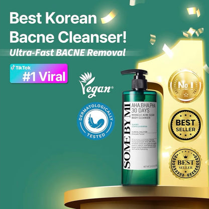 AHA BHA PHA 30 Days Miracle Acne Clear Body Cleanser (400g)