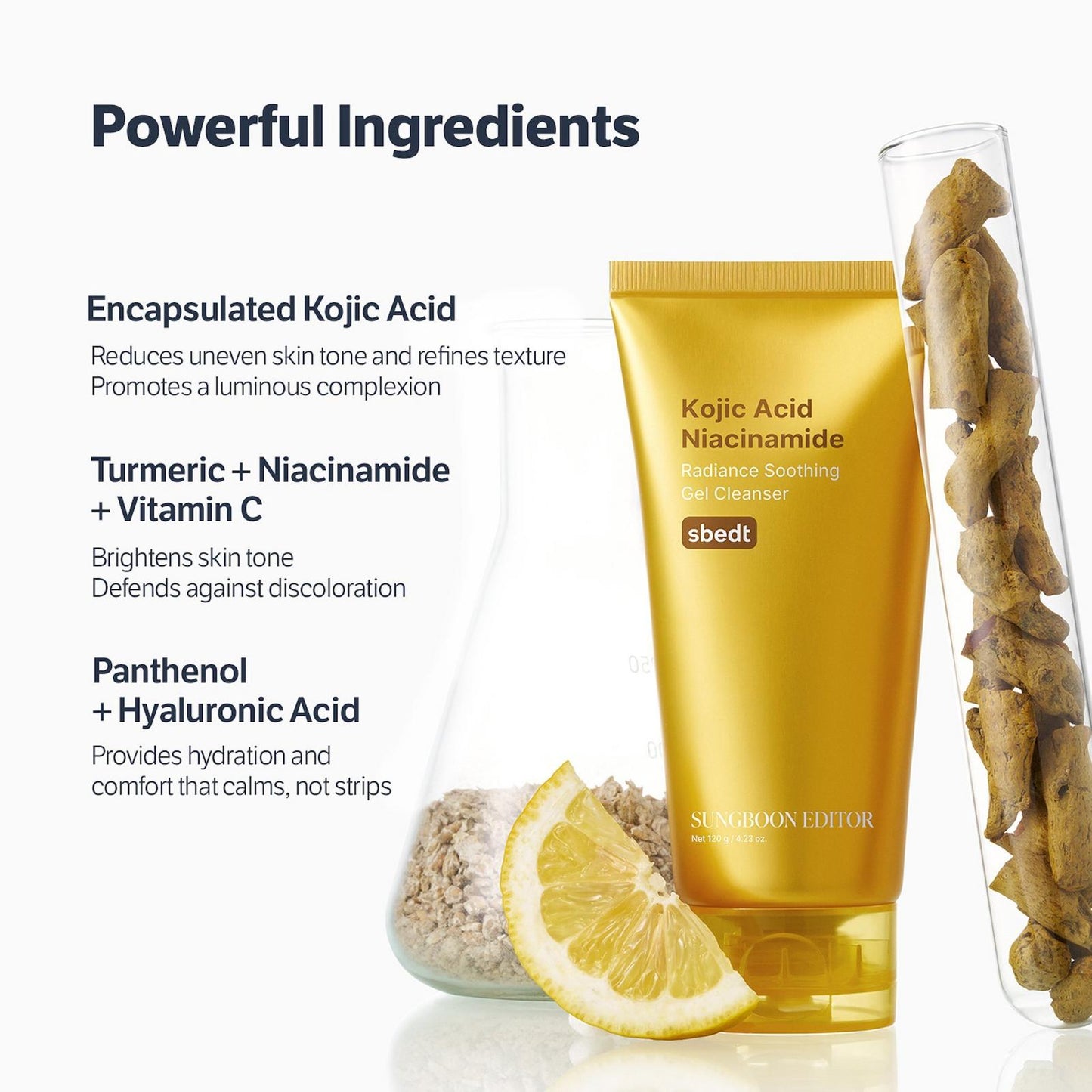 Kojic Acid Niacinamide Radiance Soothing Gel Cleanser (120g)