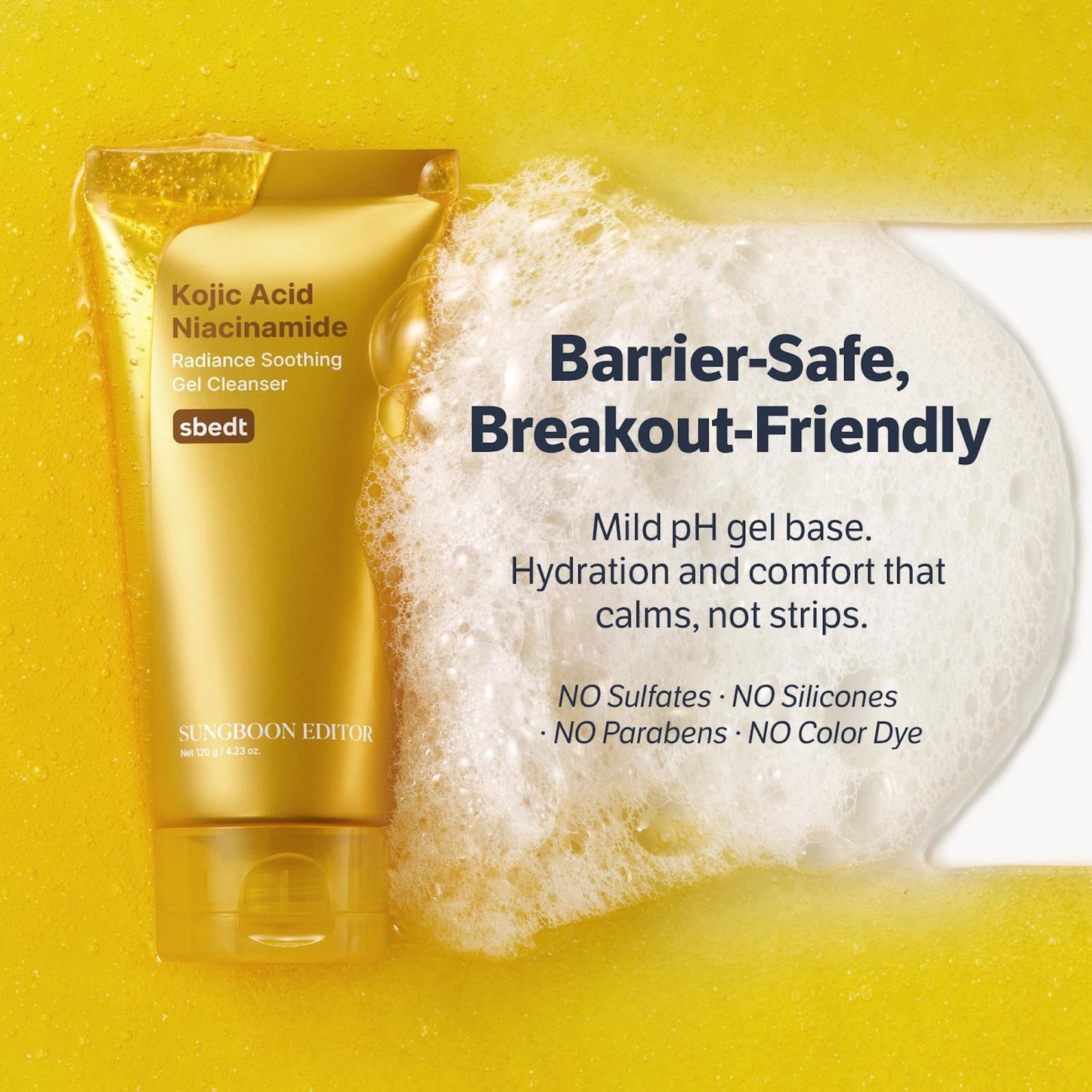 Kojic Acid Niacinamide Radiance Soothing Gel Cleanser (120g)