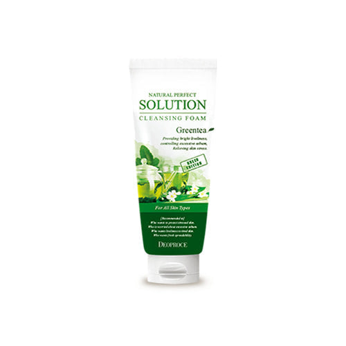 [Deoproce] Natural Perfect Solution Cleansing Foam Green Tea (170g)