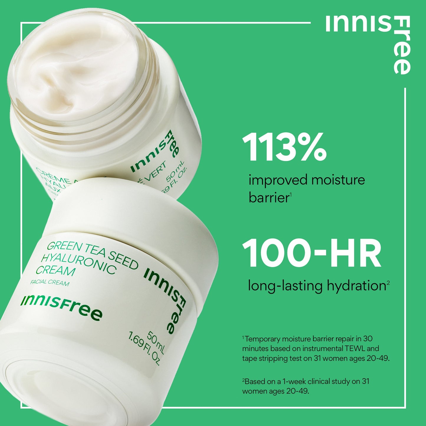 [INNISFREE]Green Tea Seed Hyaluronic Cream(50ml)