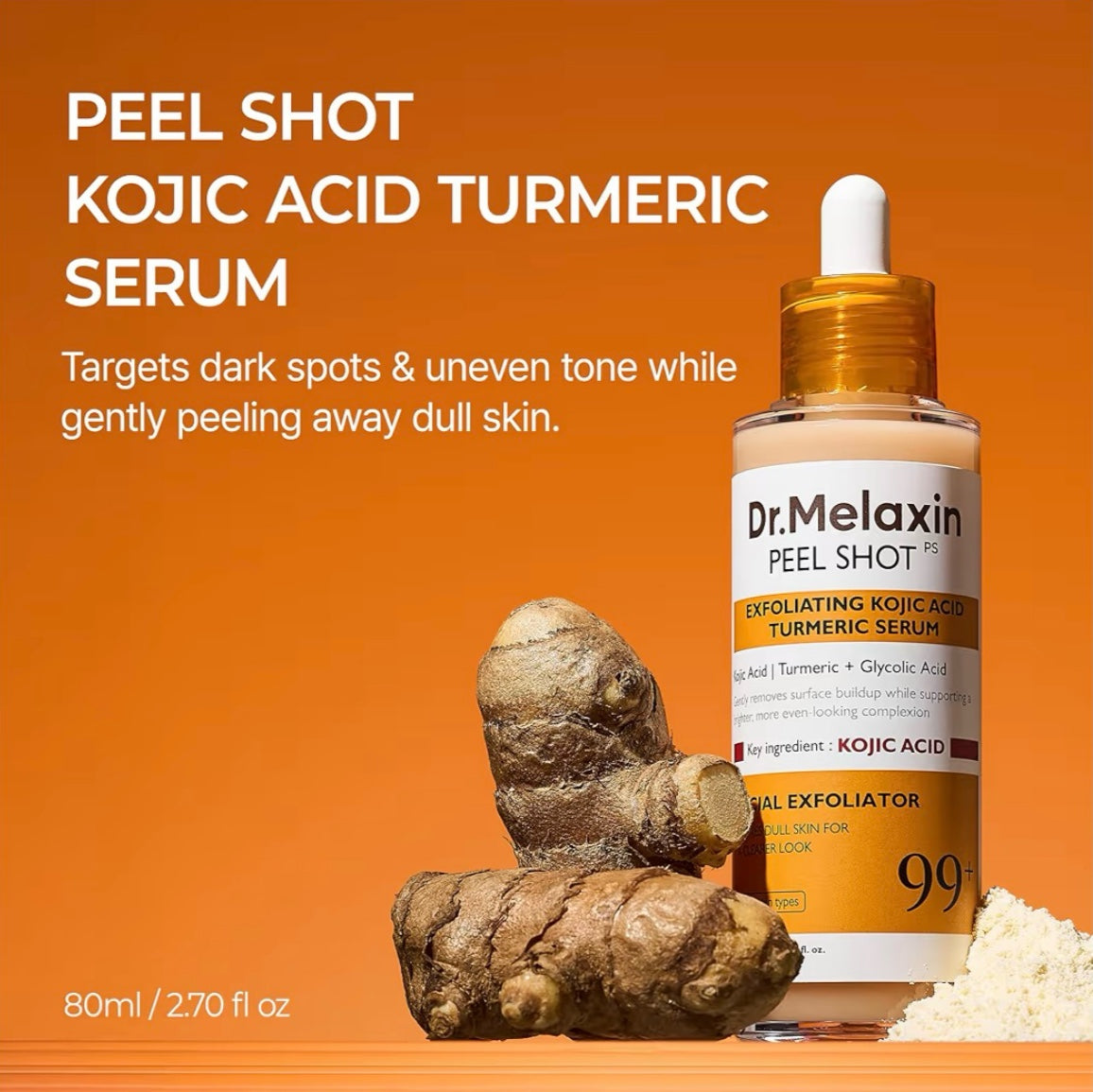 Peel Shot Kojic Acid Turmeric Serum (80ml)