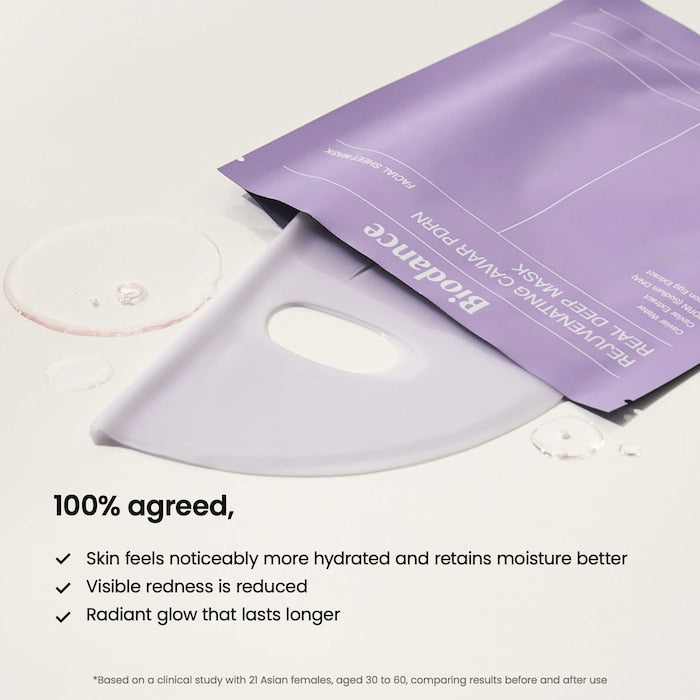 Rejuvenating Caviar PDRN Real Deep Mask (34g x 4ea)