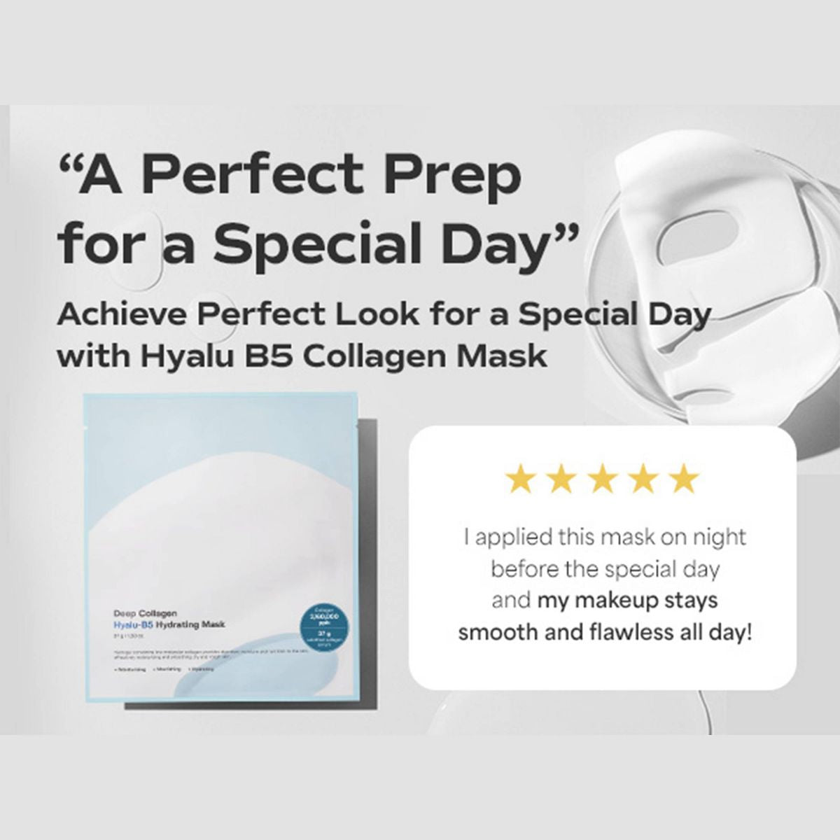Deep Collagen Hyalu-B5 Hydrating Mask (1 Sheet)