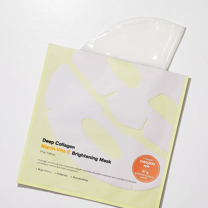 Deep Collagen Niacin-Vita C Brightening Mask (1 Sheet)