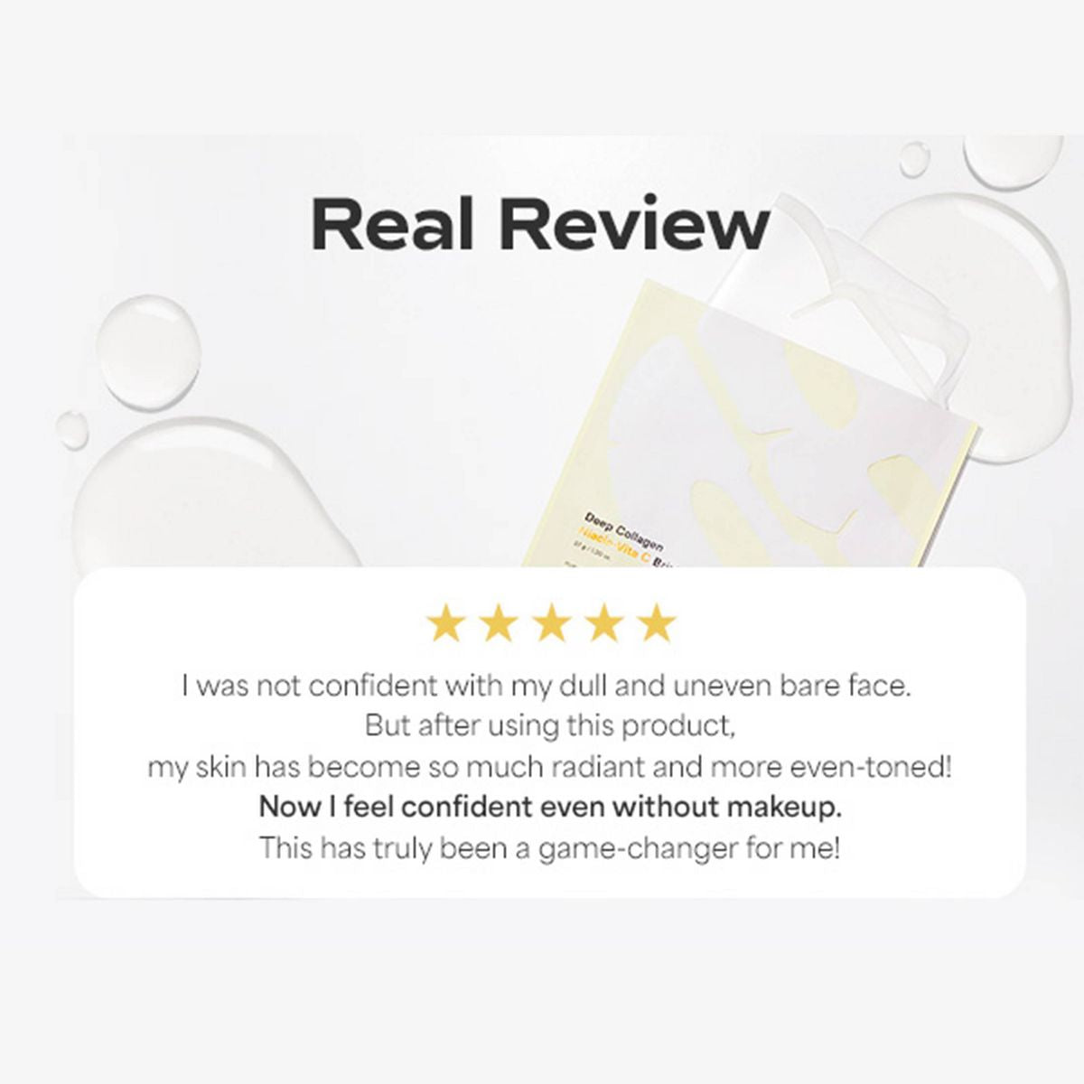 Deep Collagen Niacin-Vita C Brightening Mask (1 Sheet)
