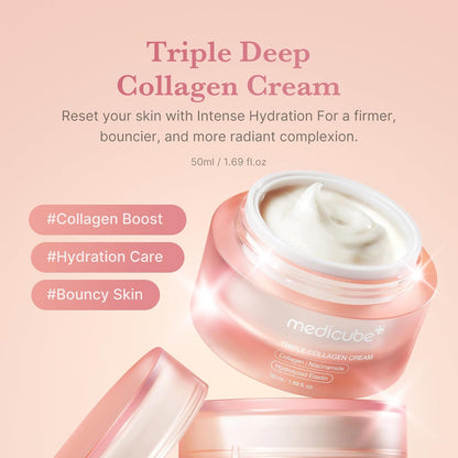 [medicube] Triple Collagen Cream (50 ml / 1.69 fl oz)