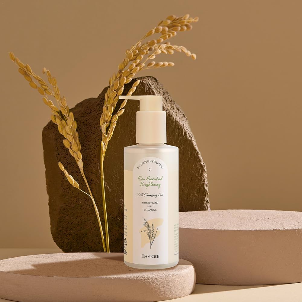 [Deoproce] RICE ENRICHED BRIGHTENING SOFT CLEANSING GEL (200 ml)